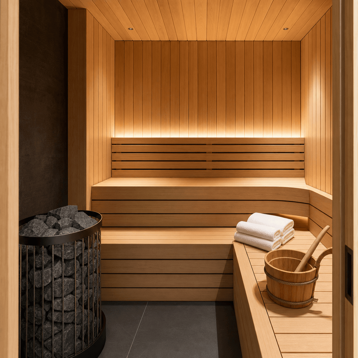 Sauna and wellness demo